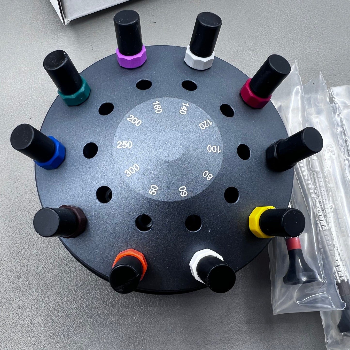 Swiss Bergeon 7965-S10 Set Of 10 Screwdrivers With Rotating Stand