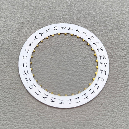 Arabic Font White Background Date Disk Wheel for ETA2824 Datejust Date@3