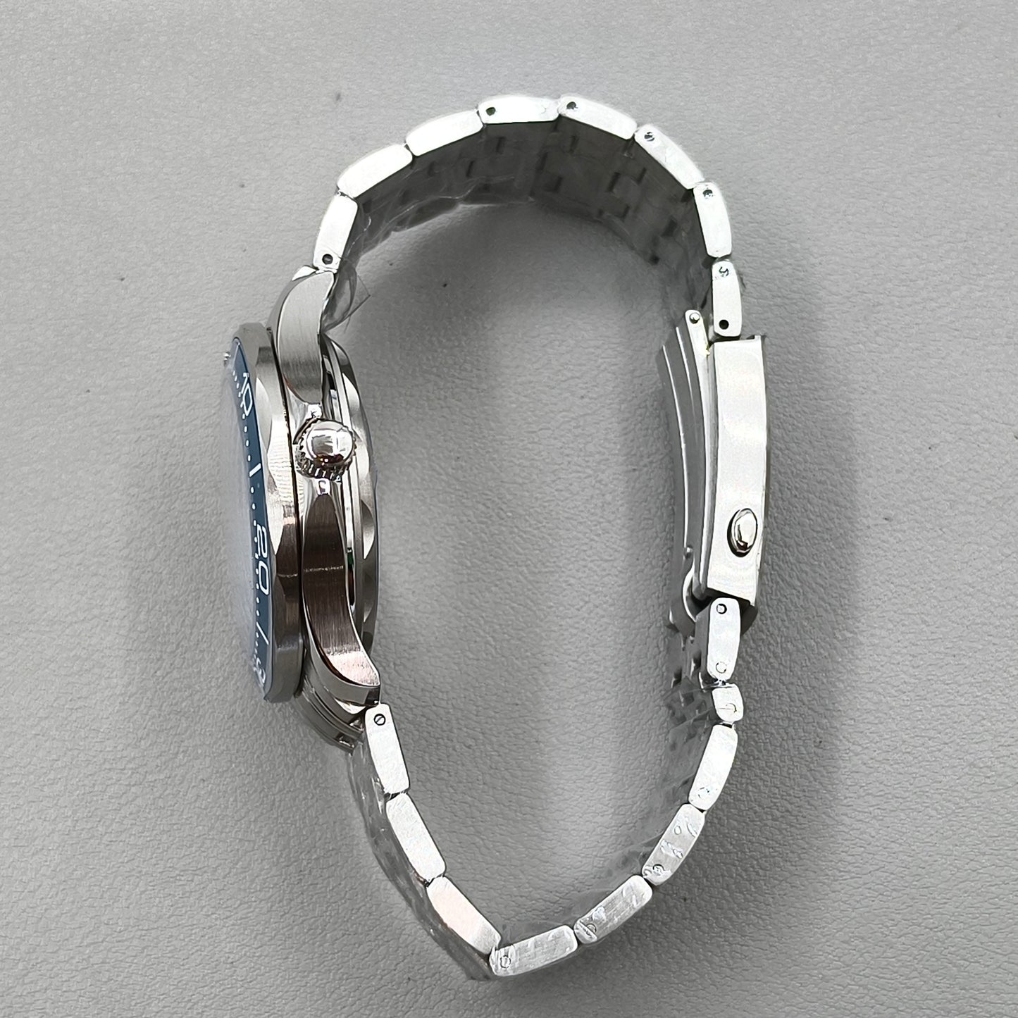 41mm 316L Silver Watch Case for Seamaster 300 NH35 NH36 NH38 NH34 Sapphire Glass