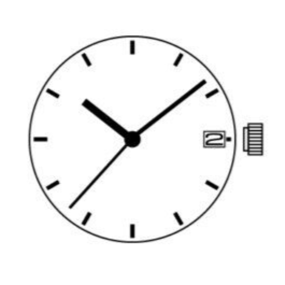 S. Epson VX12 quartz movement watch repair part, compatible with V312 5Y81 models, precision replacement.