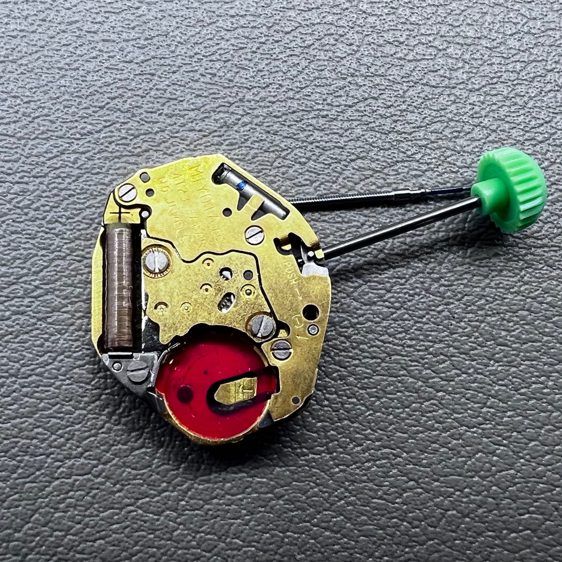 Japan Miyota 4T43 quartz watch movement with 2 hands and small second at 6 o'clock by Miyota.