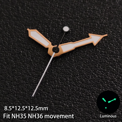Modified Multicolor Watch Hands For NH35 NH36 Movement with Luminous