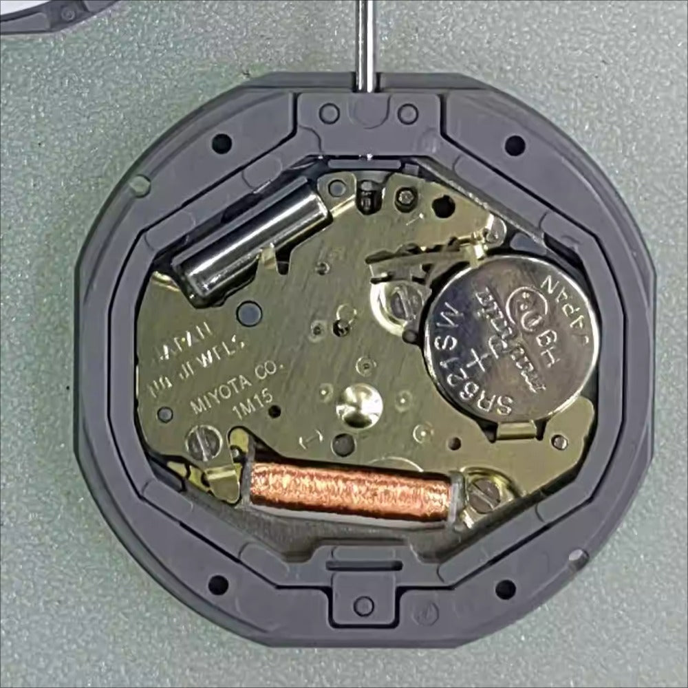 Japan Made Miyota 1M15 Quartz Movement 2 Hands Date At 6 Watch Part