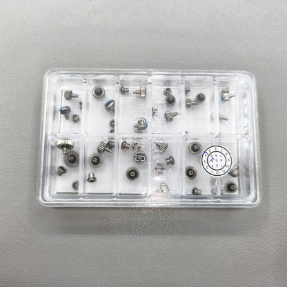 Each 2 PIECES 12 Types 24PCS Total Stainless Steel Screw Type Crown
