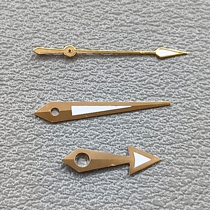Rose Golden Trim with Green Lume Watch Hands Fit for NH35 NH36 PT5000