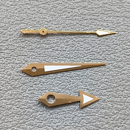 Rose Golden Trim with Green Lume Watch Hands Fit for NH35 NH36 PT5000