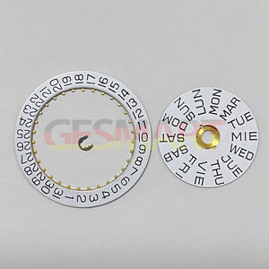 Date Week Disk Wheel Date Wheel+Automatic Wheel Opening Insert for ETA2846 2836