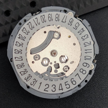 Original Japan Made VK63A Quartz Movement White Disk Date At 6 Single Calendar Watch Part