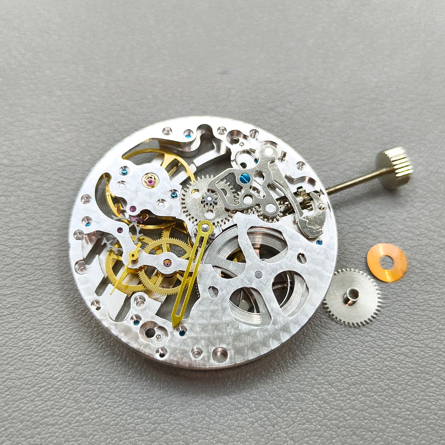 Seagull ST3600 6497 Hollow Silver Carved Hand Winding Mechanical Movement