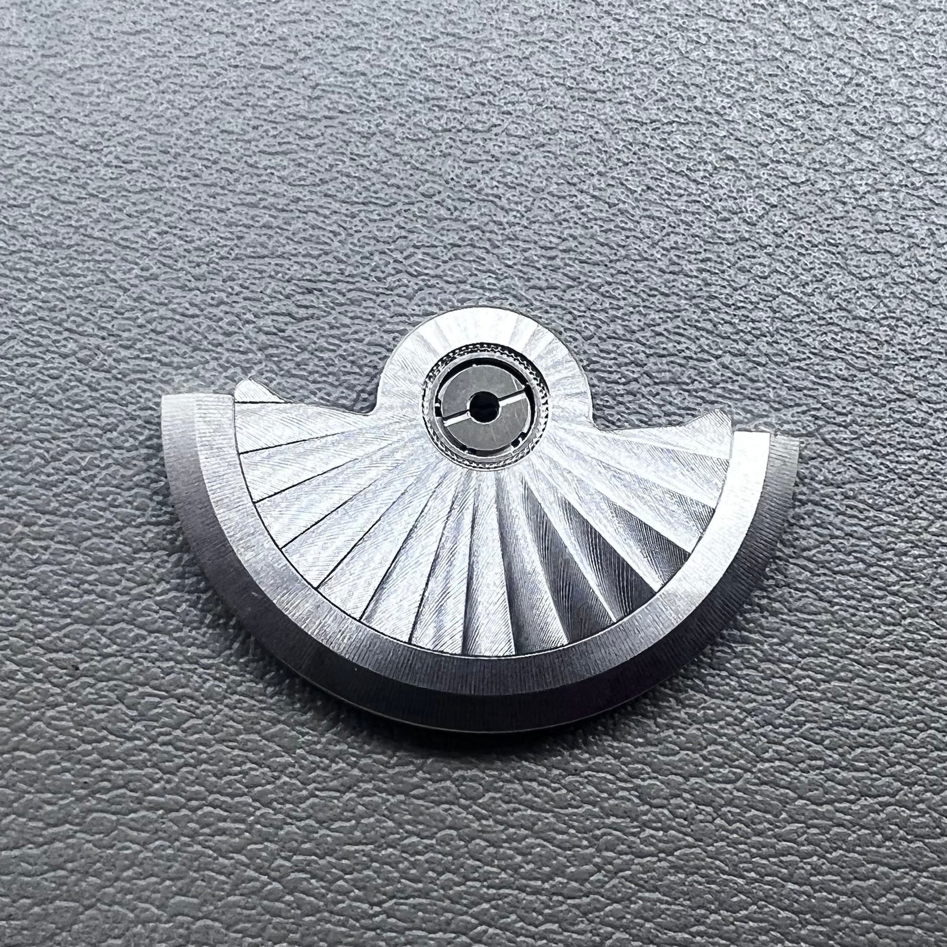 No Hollow Silver Radial Pattern Rotor, Seiko NH34 NH35 NH36 NH38 Compatible Watch Accessory