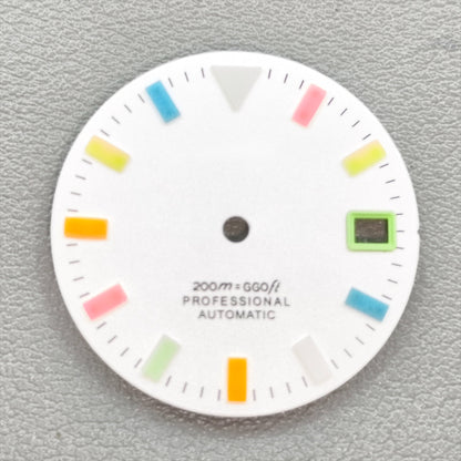 watch dial with S logo