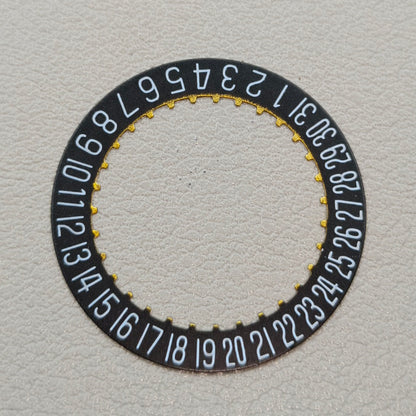 2 PIECES Generic Black Date Disk Wheel for ETA 2824-2 2892 Movement Date@6