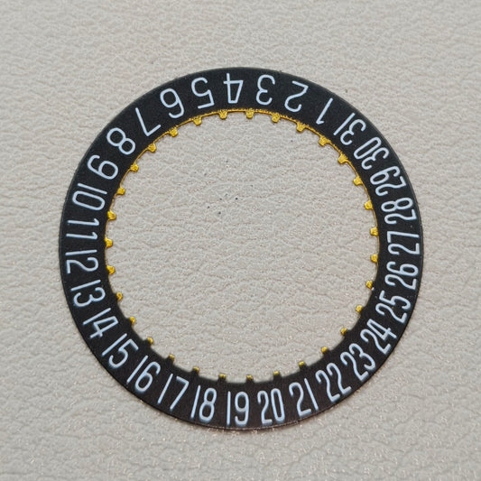 2 PIECES Generic Black Date Disk Wheel for ETA 2824-2 2892 Movement Date@6