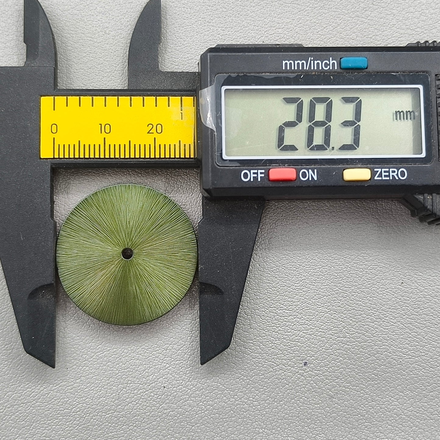 28.3mm Olive Green Modified Solar Radiation Pattern Watch Dial for ETA 2824
