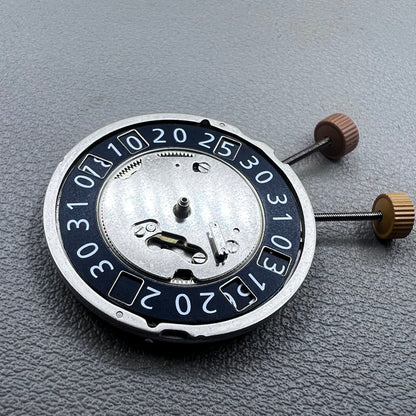Swiss Ronda 6203B quartz movement with black disk for precise watch functionality by Ronda.