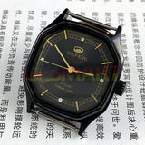 Zhufeng Octagonal Black Case Golden Nail Black Manual Mechanical Men Lady Watch