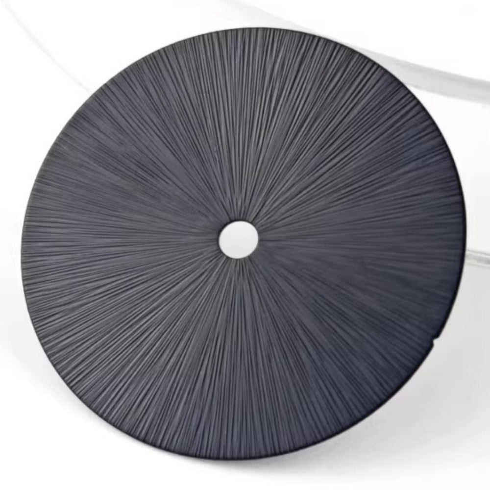 28.5mm black solar radiation pattern watch dial for China 2813 movement, sleek design.