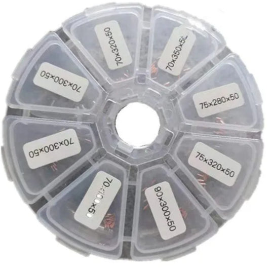 1. Assortment of 160 watch dial feet in 8 sizes for precise watch movement repairs.  