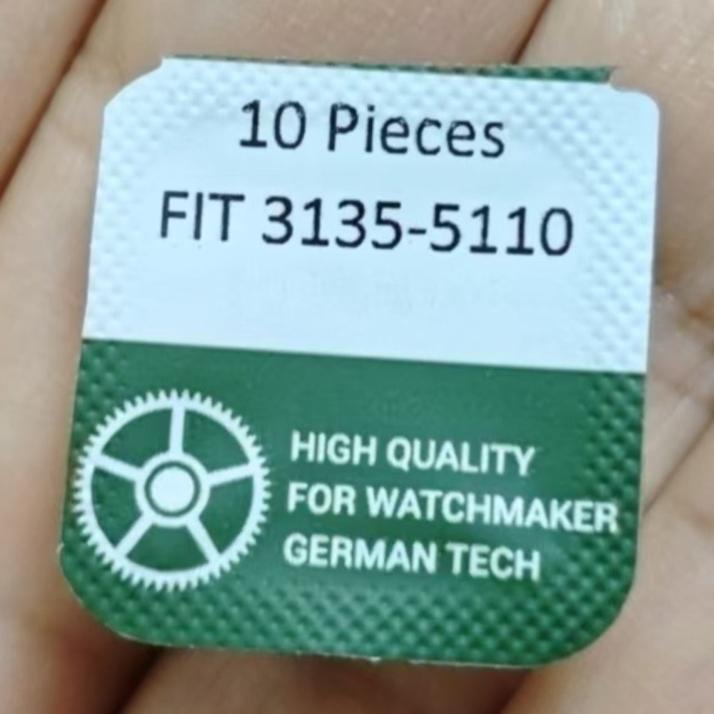 10 PIECES Screws of Watch Case Casing Clamp for RLX3135 Movement #3135-5110