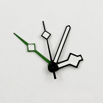 SnowFlake GMT Green Luminous Silver Gold Black Watch Hands Pointer for NH34 4R34