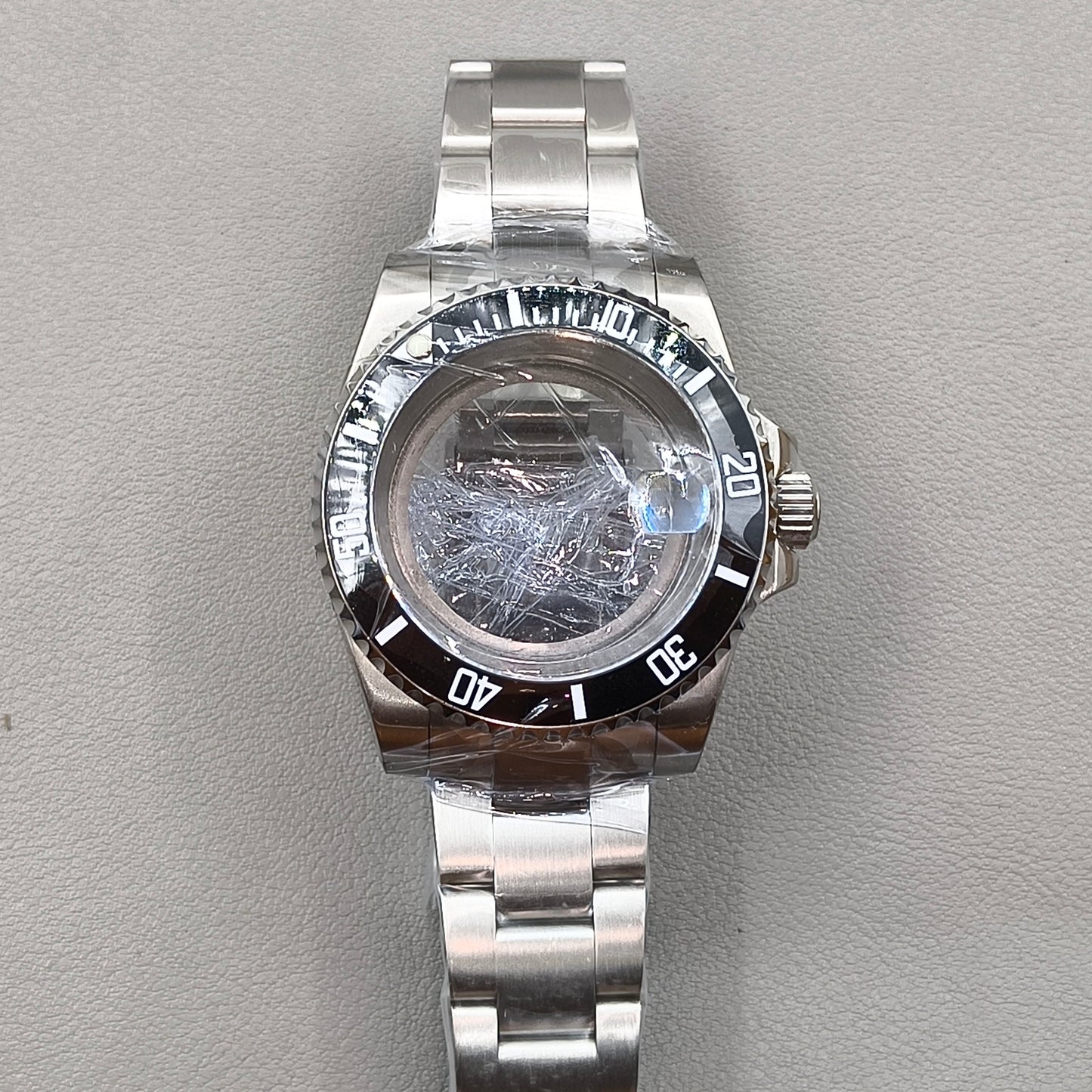 Glass Bottom 40mm Watch Case For Nh35 Nh34/36/38 Eta 2824 Miyota 8215 Submariner