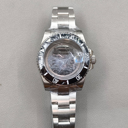 Glass Bottom 40mm Watch Case For Nh35 Nh34/36/38 Eta 2824 Miyota 8215 Submariner