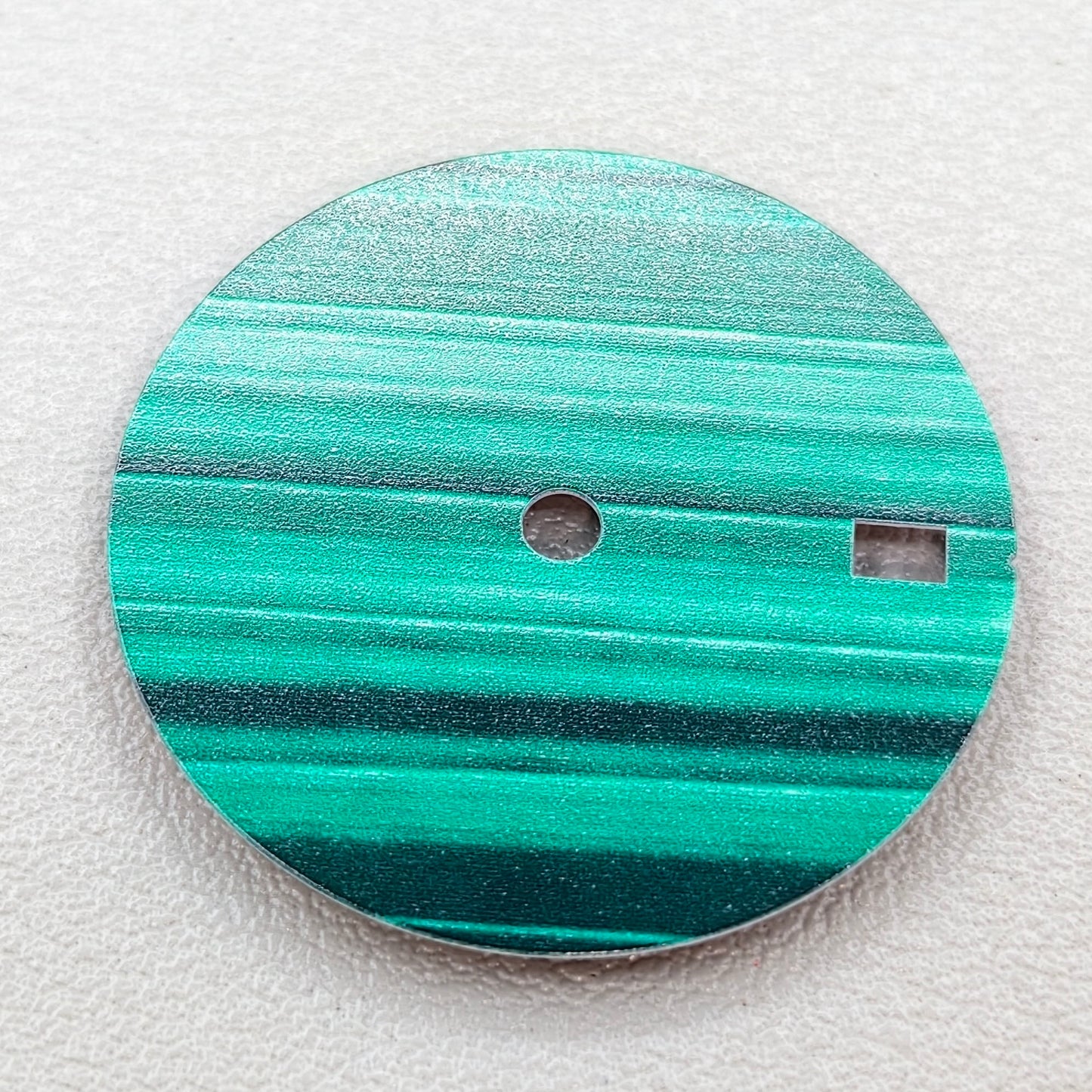Malachite Modified 28.5mm Watch Dial Natural Stone for NH35 Movement No Logo