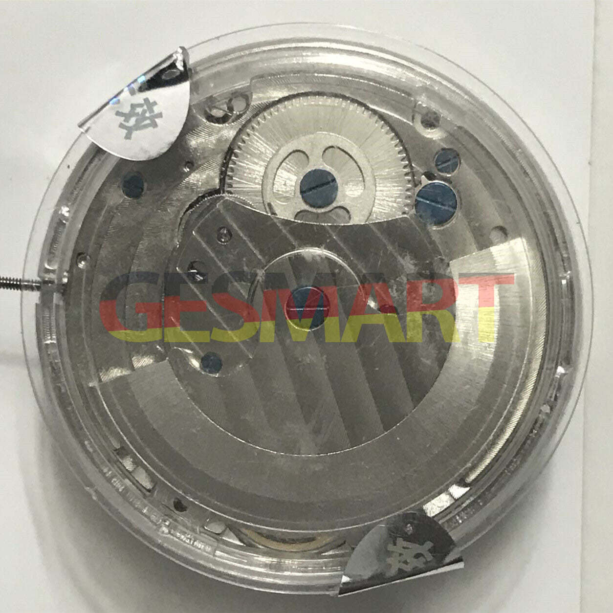 China Made automatic watch with mechanical movement and multifunctional star phase dial, elegant design.