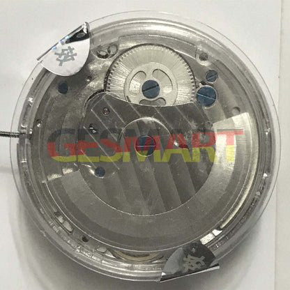 China Made automatic watch with mechanical movement and multifunctional star phase dial, elegant design.