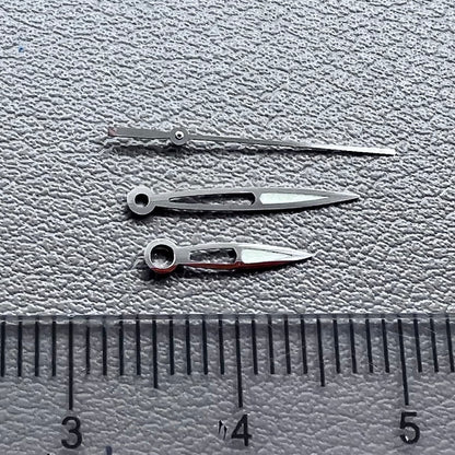 Modified Silver Lume Watch Hands Set for ETA2836 2824 2892A2 #83588
