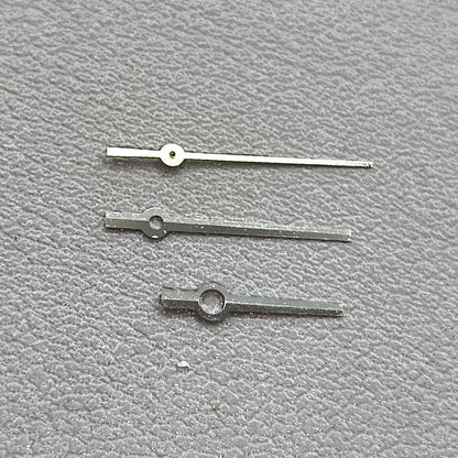 2 Sets No Lume Simple Long SilverTrim Watch Hands for NH35/NH36/4R/7S Movement