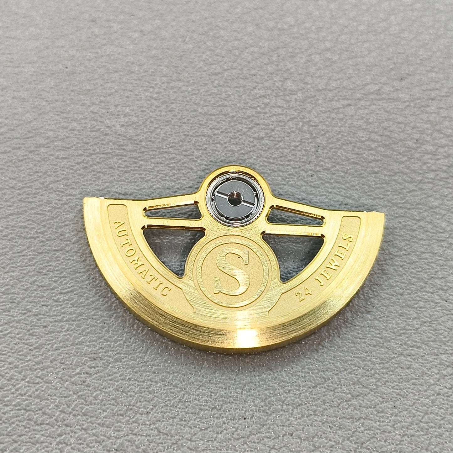 Golden S Carved Modified Hollow Rotor Oscillating Weight for NH35 NH36 Movement