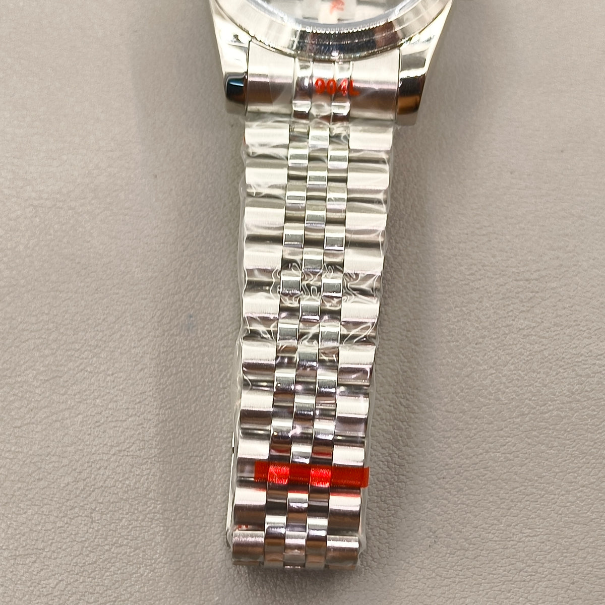 36mm Silver Watch Case Bevel Edge Bezel Sapphire Glass For NH35 NH36 NH38