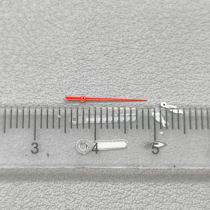 Green Lume Red Second Hand Silver Trim Watch Hands for OS10 OS60 OS80 Movement