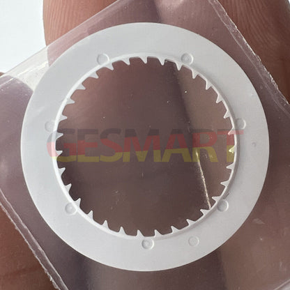 White date disk wheel for NH35 NH36 watch movement, date display positioned at 6 o'clock.