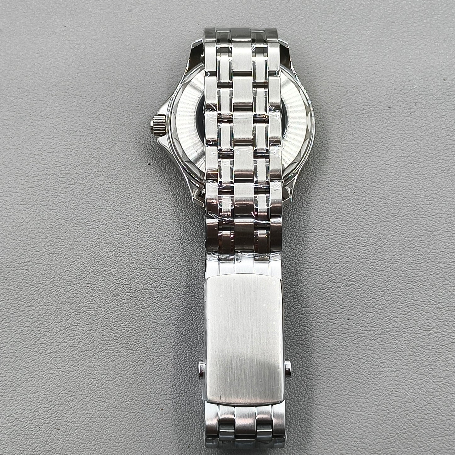 41mm 316L Silver Watch Case for Seamaster 300 NH35 NH36 NH38 NH34 Sapphire Glass