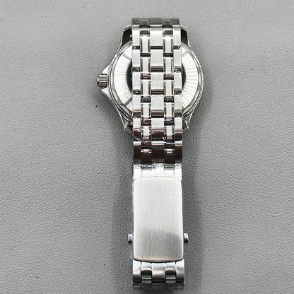 41mm 316L Silver Watch Case for Seamaster 300 NH35 NH36 NH38 NH34 Sapphire Glass