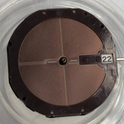 E111 solar watch movement with single calendar at 3 o'clock, Japanese precision for watch repairs.
