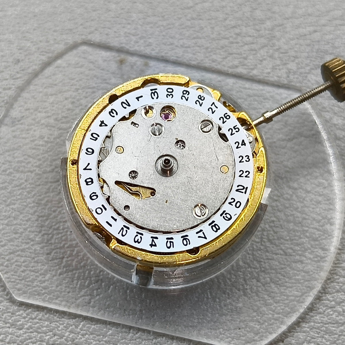 17.2mm Golden Plated Automatic Mechanical Movement for Lady Watch Cufflink Button