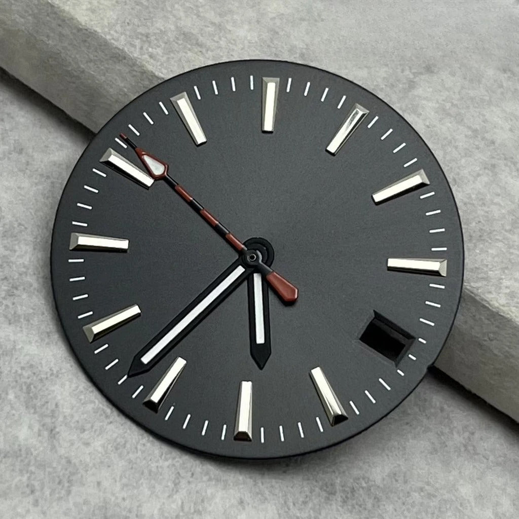 28.5mm Dial Watch Modified Green Luminous Dial For NH35 NH36 4R 7S Movement