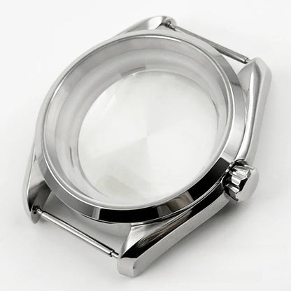 40MM Case Polish Bezel Watch Sapphire Crystal for NH34/35 NH36/37 NH38/39 NH70