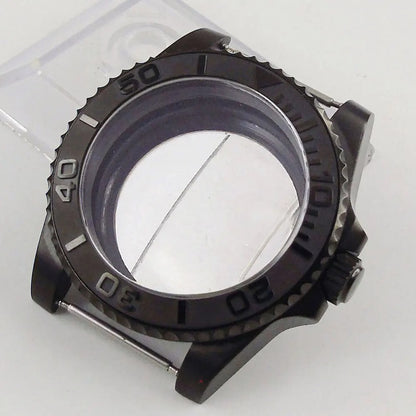 40mm Sapphire Glass Ceramic PVD Watch Case Fit Eta 2824 2836 Miyota NH35 NH36