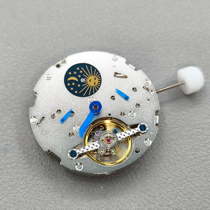 LB06 Movement Watch Automatic Mechanical Movement 3 Eyes Date@3, Day@9