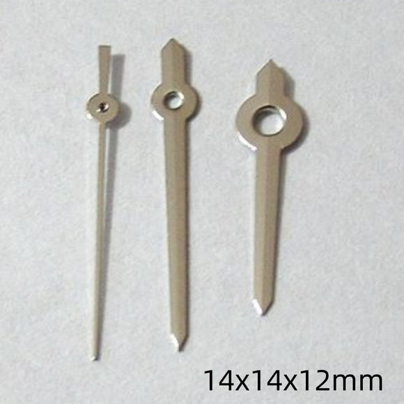 14mm Silver Pained Watch Hands Set for Miyota 2035 2115 2105 2305 Movement