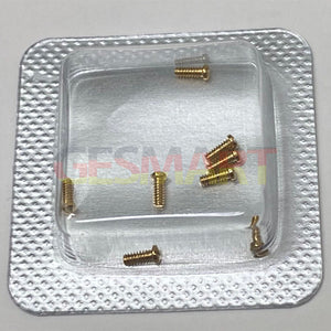 Women 2.5x1mm Watch Back Cover Screws Slotted Screws Fit for Cartier Watches