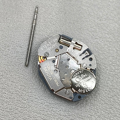Japan Miyota GL34 Watch Quartz Movement 3 Hands Silver Plated