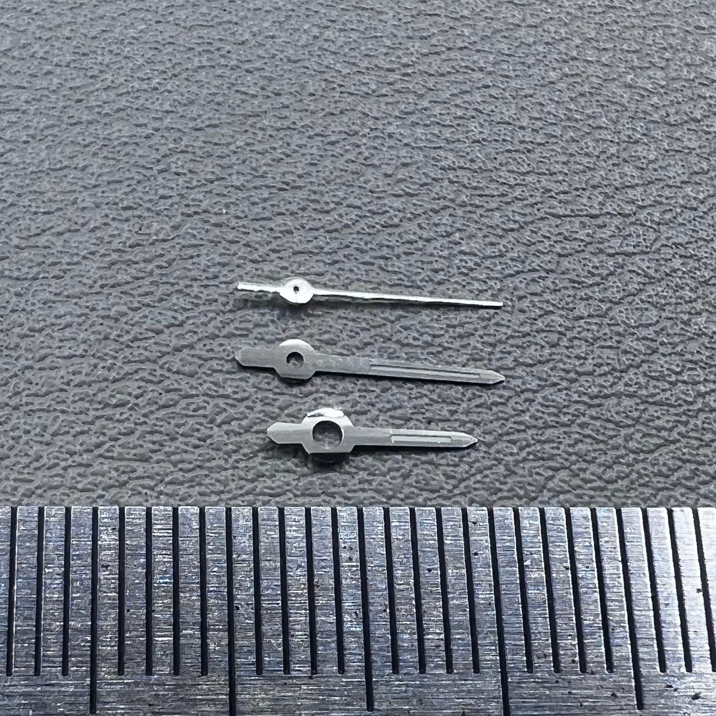 8.6x8.5x6mm Green Luminous Silver Trim Watch Hands for ETA2671 Movement