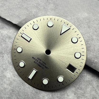 28.5mm Multicolor Watch Dial with Date Window Luminous Dial Fit NH35 /NH36/4R/7S