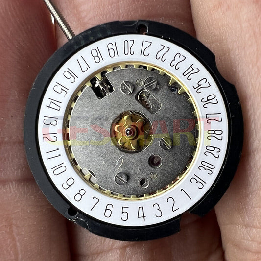 Ronda 585 Quarzuhrwerk Schweizer Teil Normale Höhe Datum bei 6