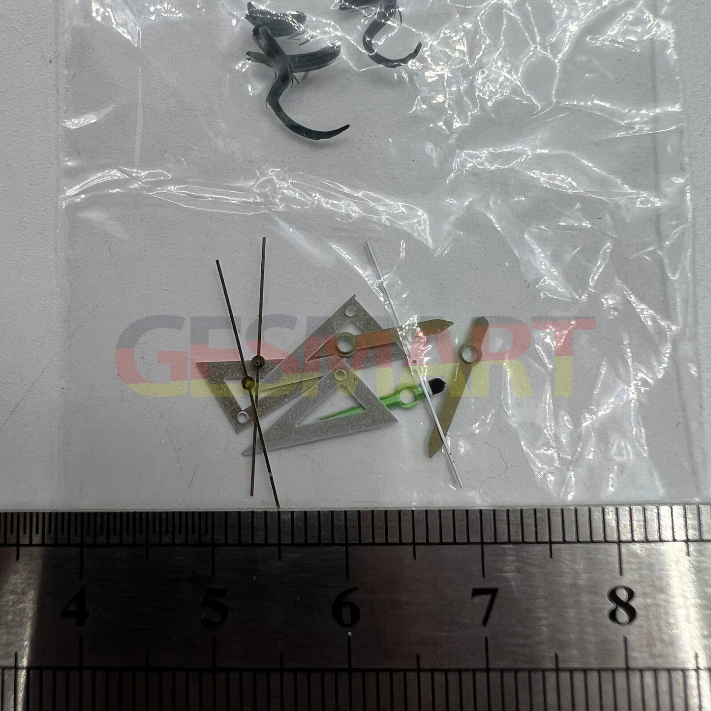 Triangular ruler style irregular watch hands for Miyota 2035, precision design.